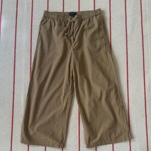 Banana Republic Women's Wide-Leg Capris in Khaki